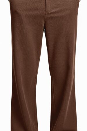 Mens Corduroy Dress Pants Baggy Wide Leg Old Money Casual Slacks Loose Fit Elastic Waist Stylish Vintage Trousers