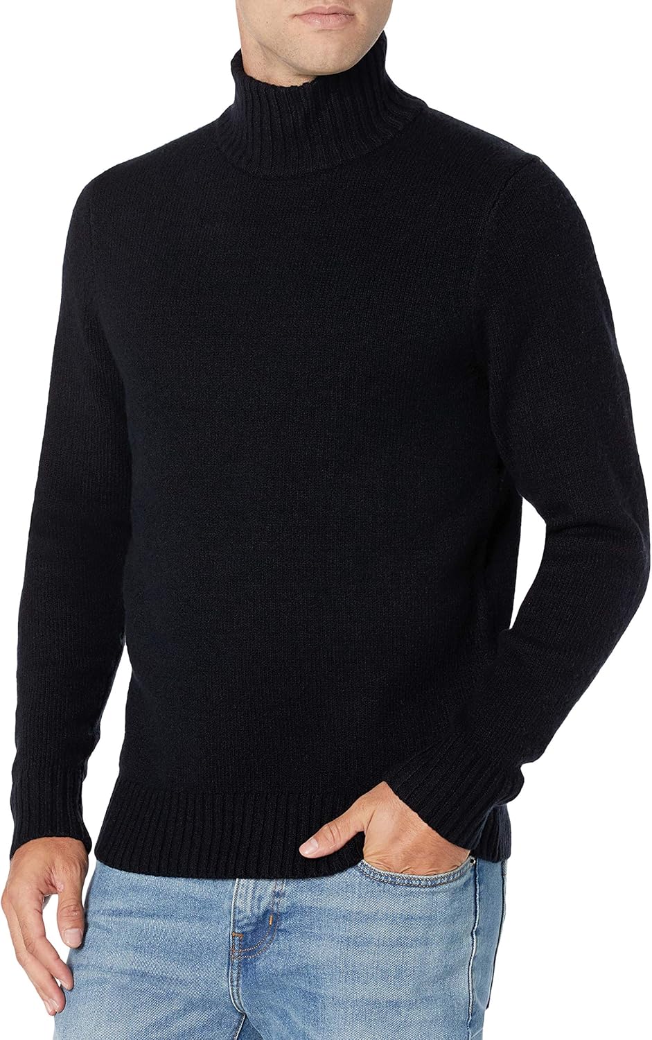 Men's Long-Sleeve Soft Touch Turtleneck Sweater - Image 2